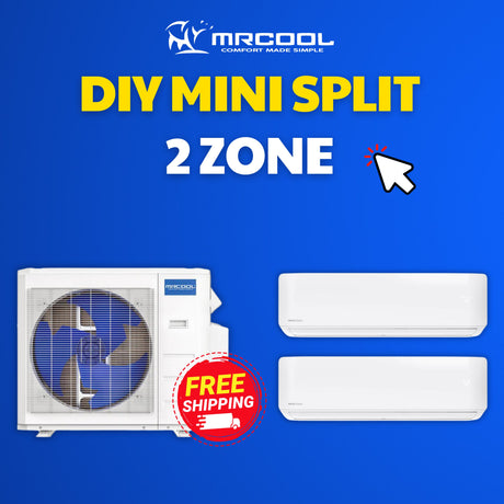 MRCOOL Mini Split - DIY 4th Gen 2-Zone Ductless Systems