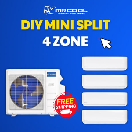 MRCOOL Mini Split - DIY 4th Gen 4-Zone Ductless Systems