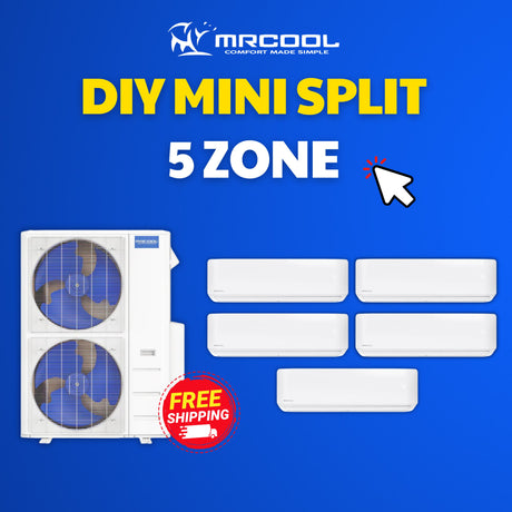MRCOOL Mini Split - DIY 4th Gen 5-Zone Ductless Systems